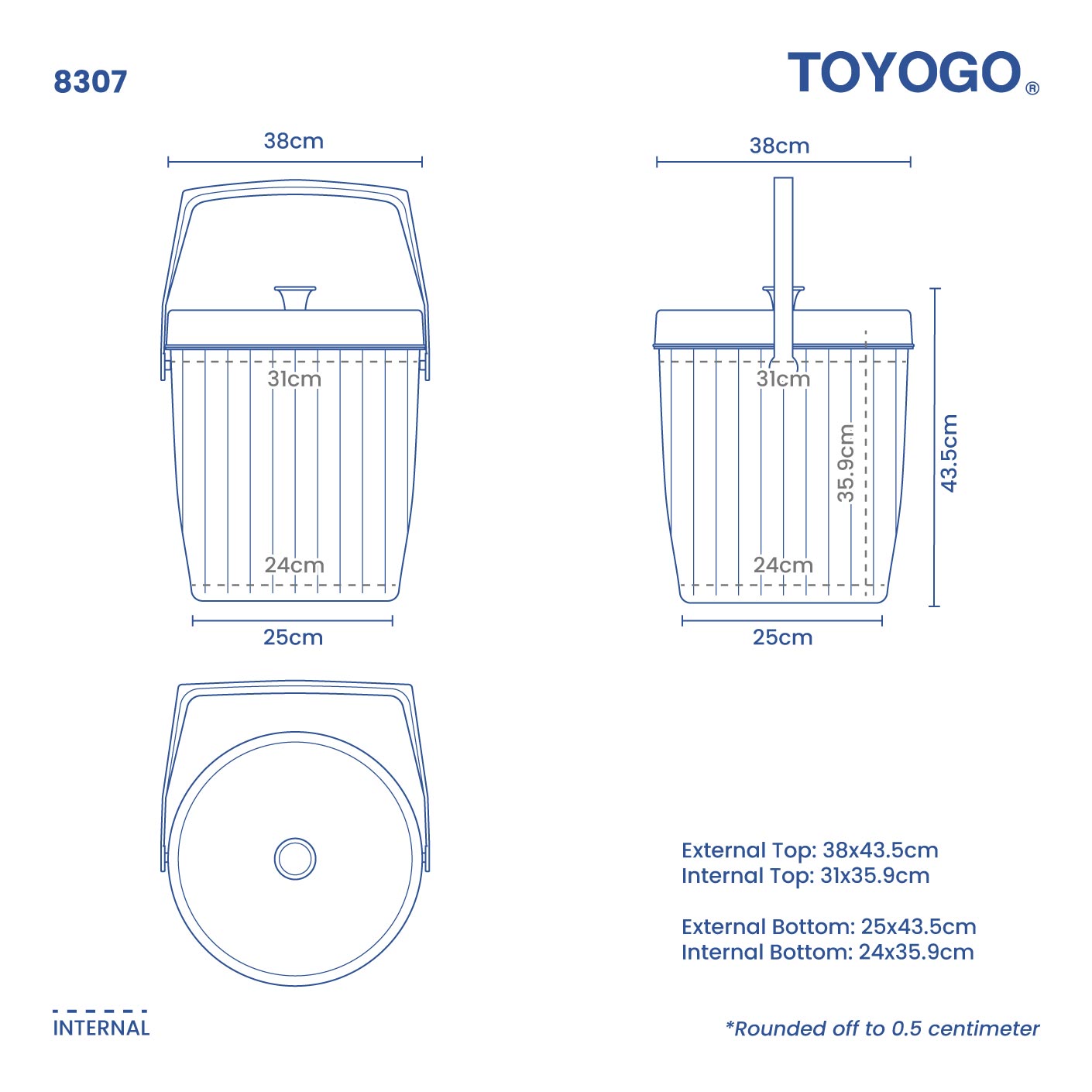 HOT & COOL BUCKET 21.5L (8307)