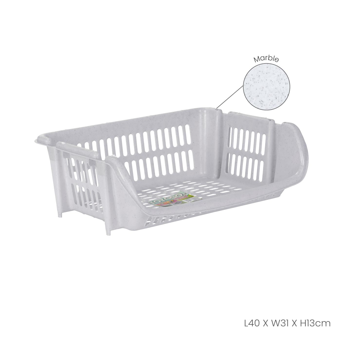 STACKABLE SPACE BASKET (8403)