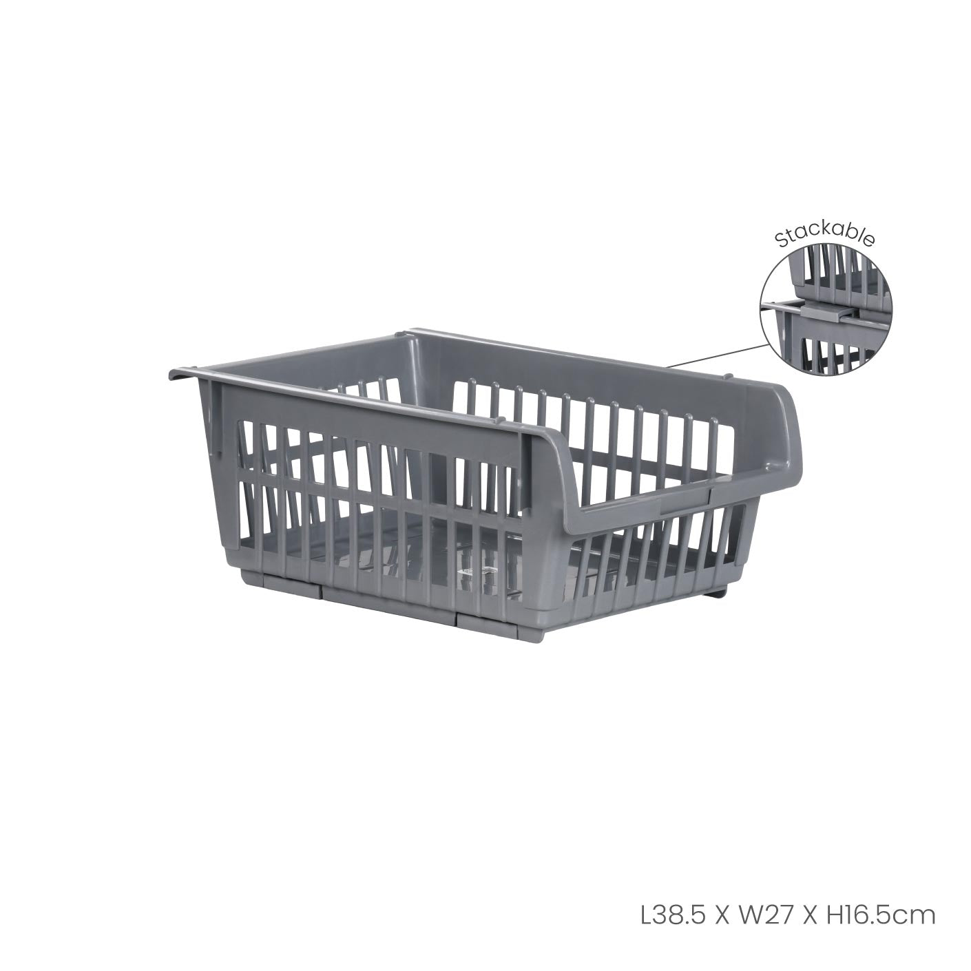 STACKABLE SPACE BASKET (8405)