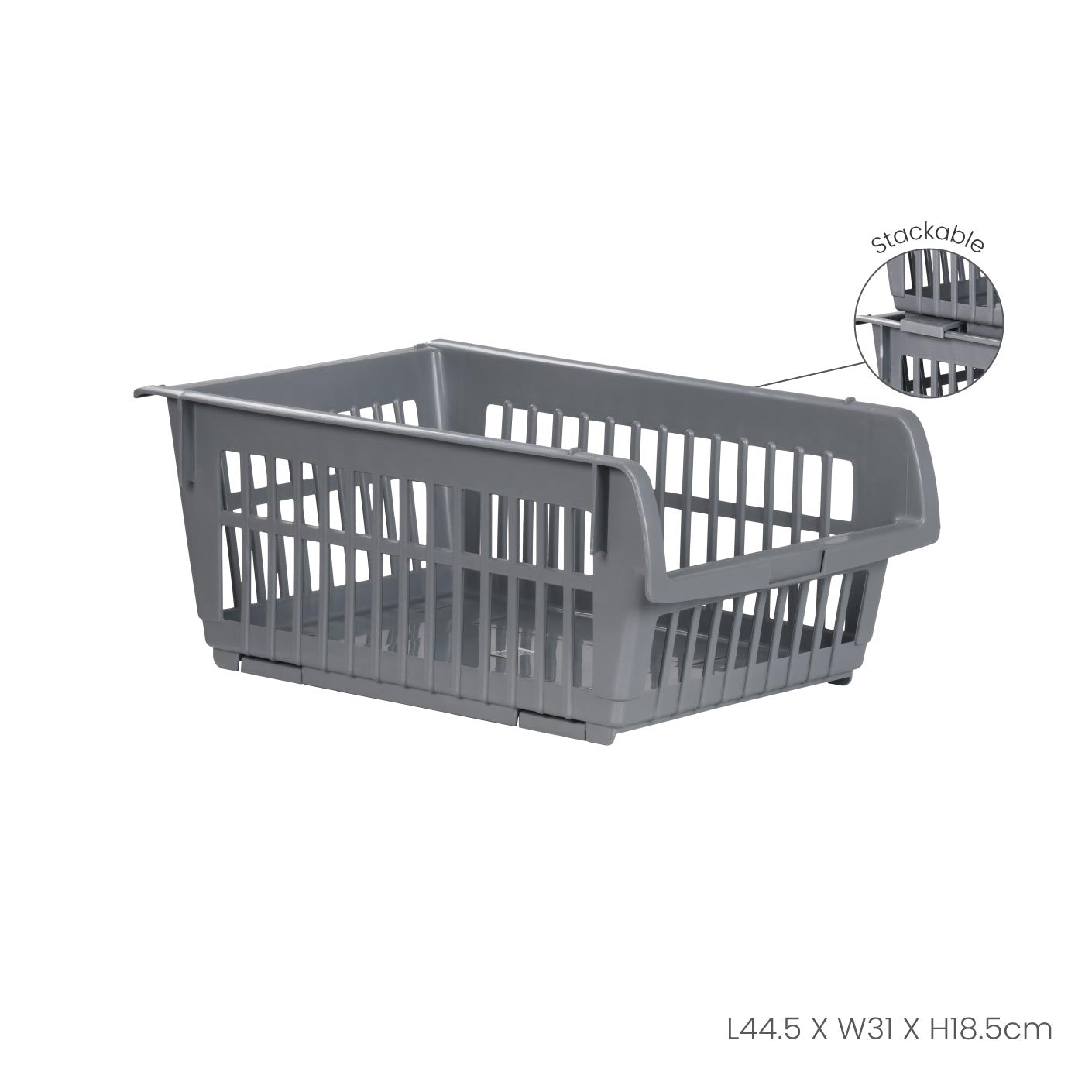 ALTEZZA STACKABLE STORAGE BASKET (8406)