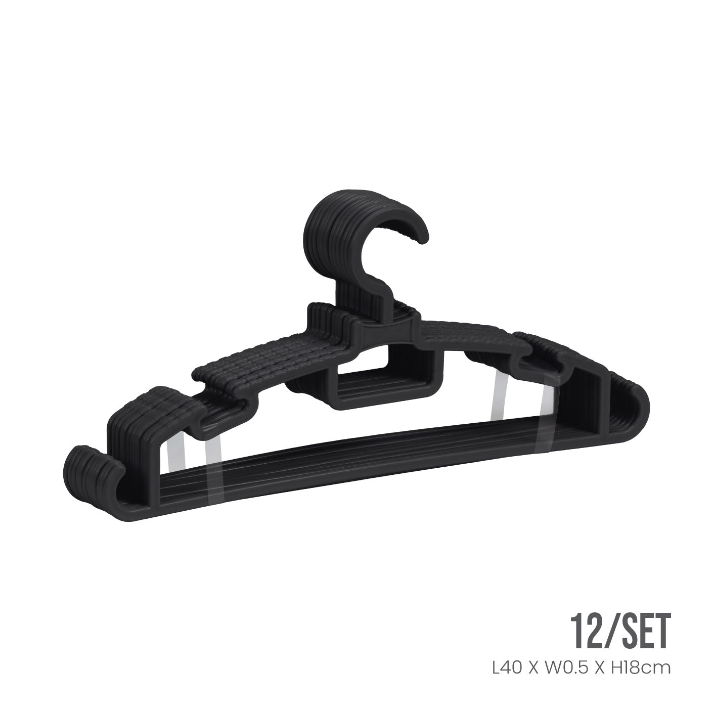 12S SLIM DURABLE HANGER (86-12P)