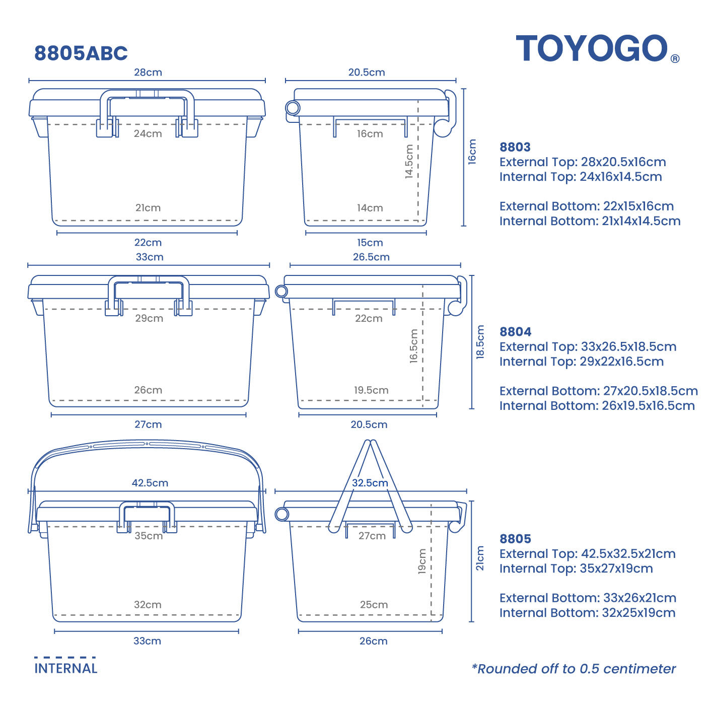 SCATOLA BOX - 3 IN 1 (8805ABC)