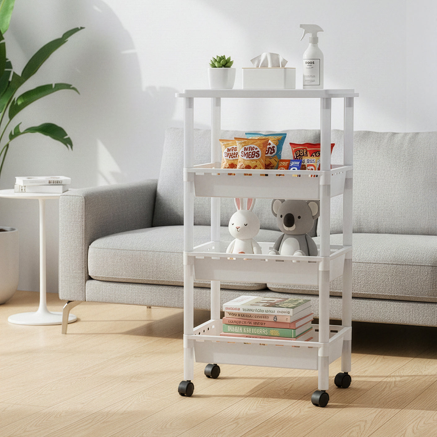 4TIER TIM SUM TROLLEY (885-4)