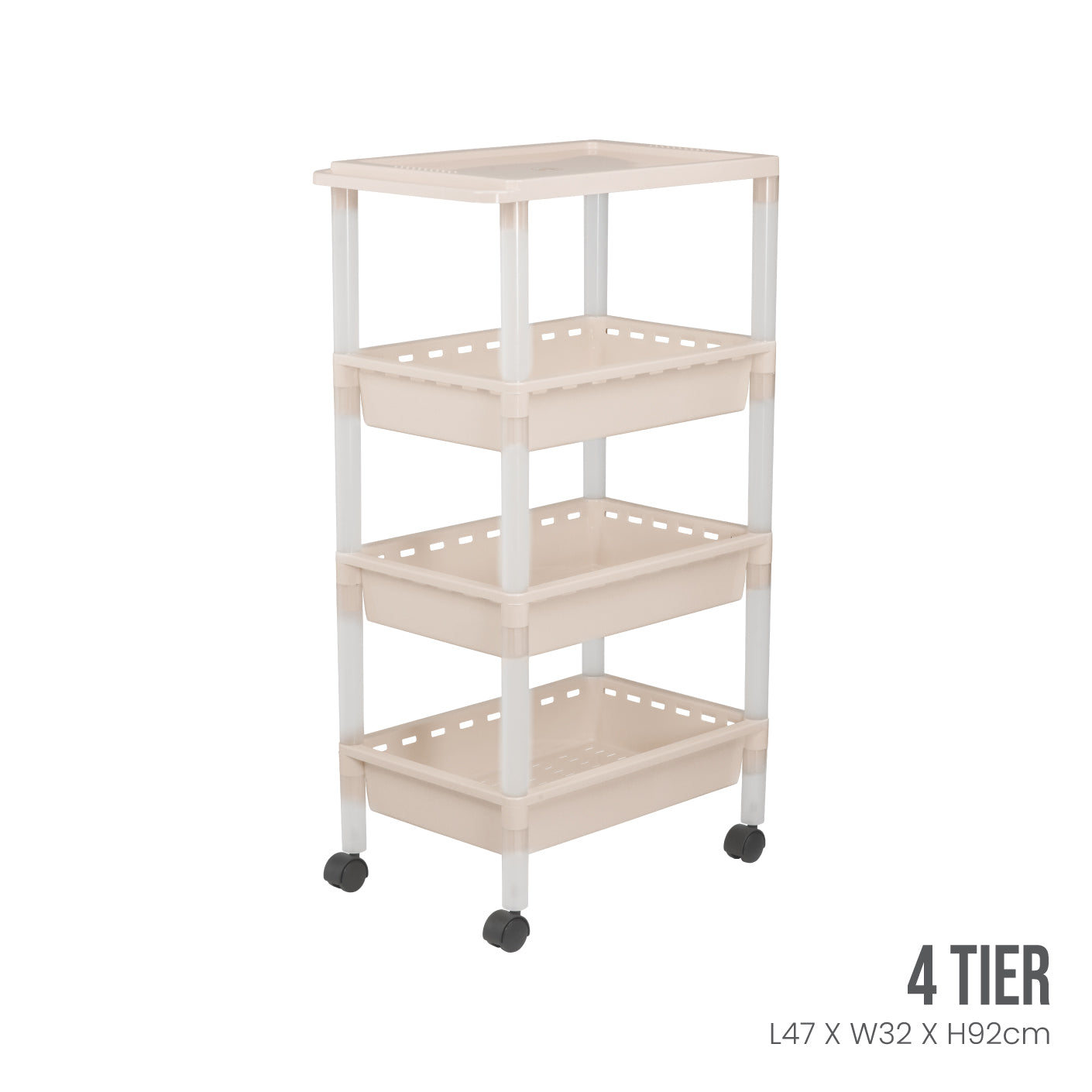 4TIER TIM SUM TROLLEY (885-4)