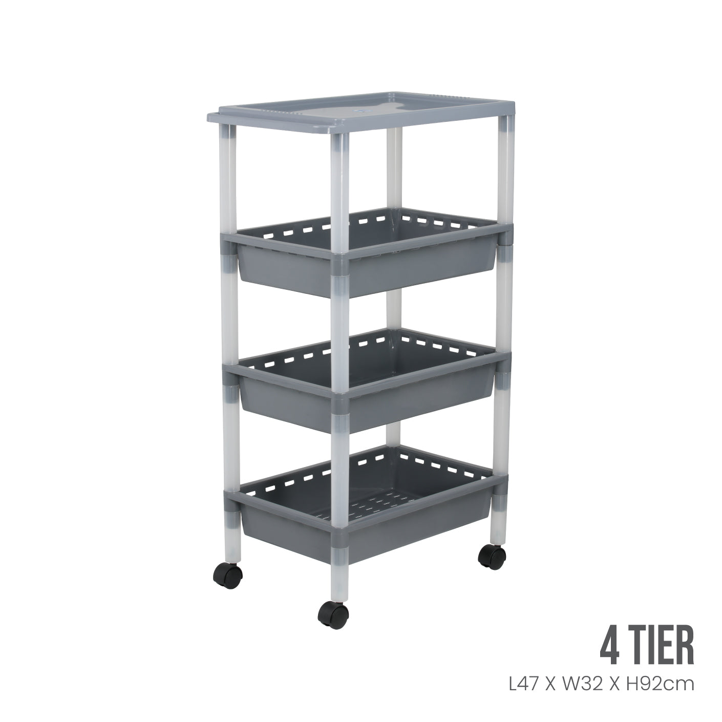 4TIER TIM SUM TROLLEY (885-4)