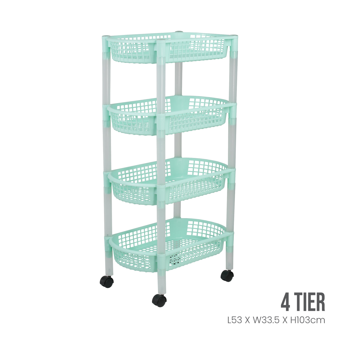 4 TIER PLACER TROLLEY (886-4)