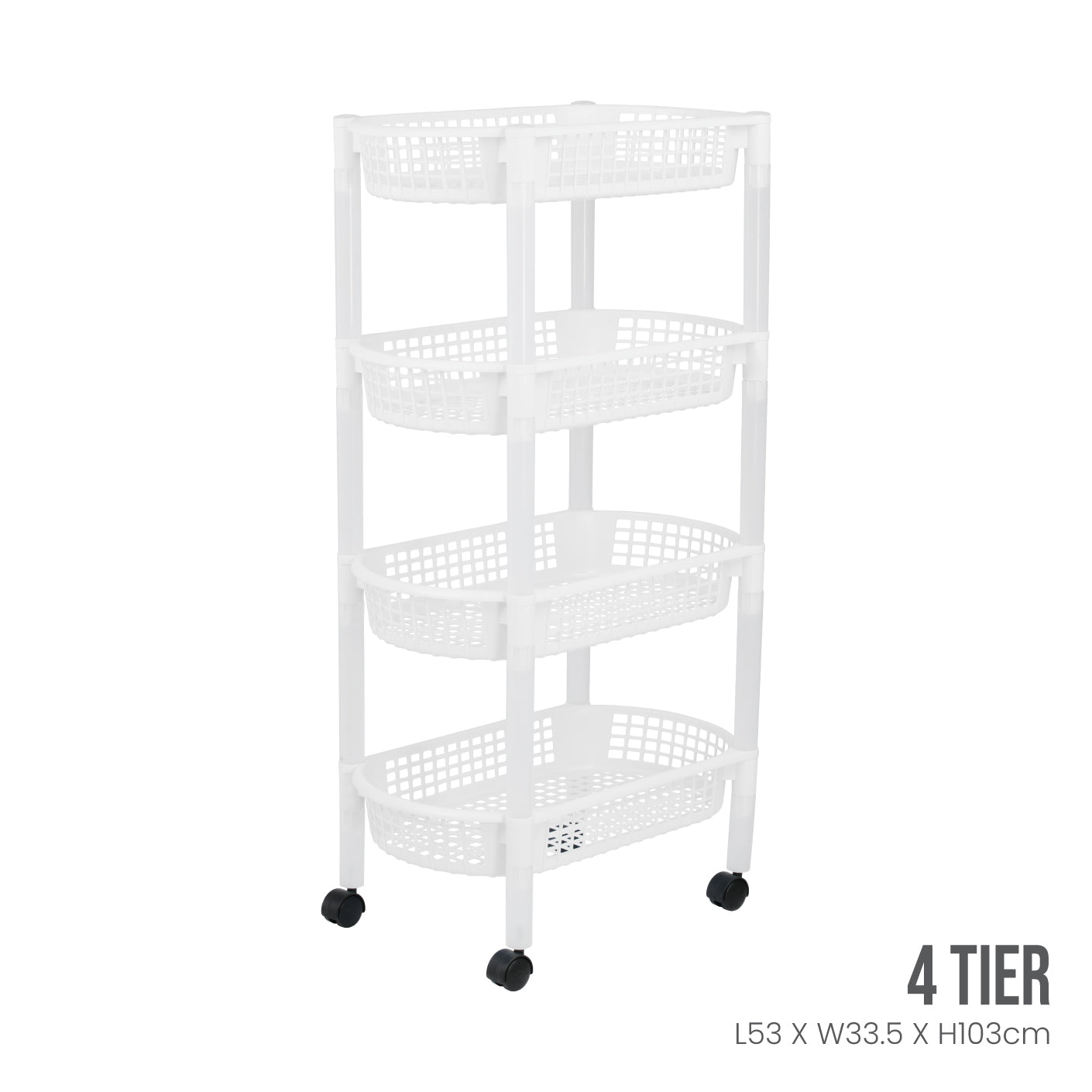 4 TIER PLACER TROLLEY (886-4)