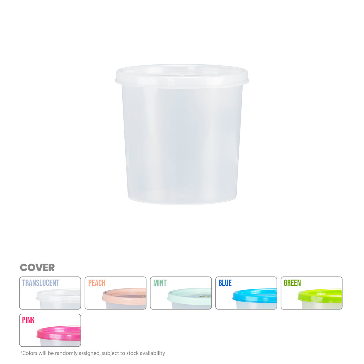 ROUND CONTAINER W/LID (8877) | TOYOGO Singapore – TOYOGO - CHUAN HENG