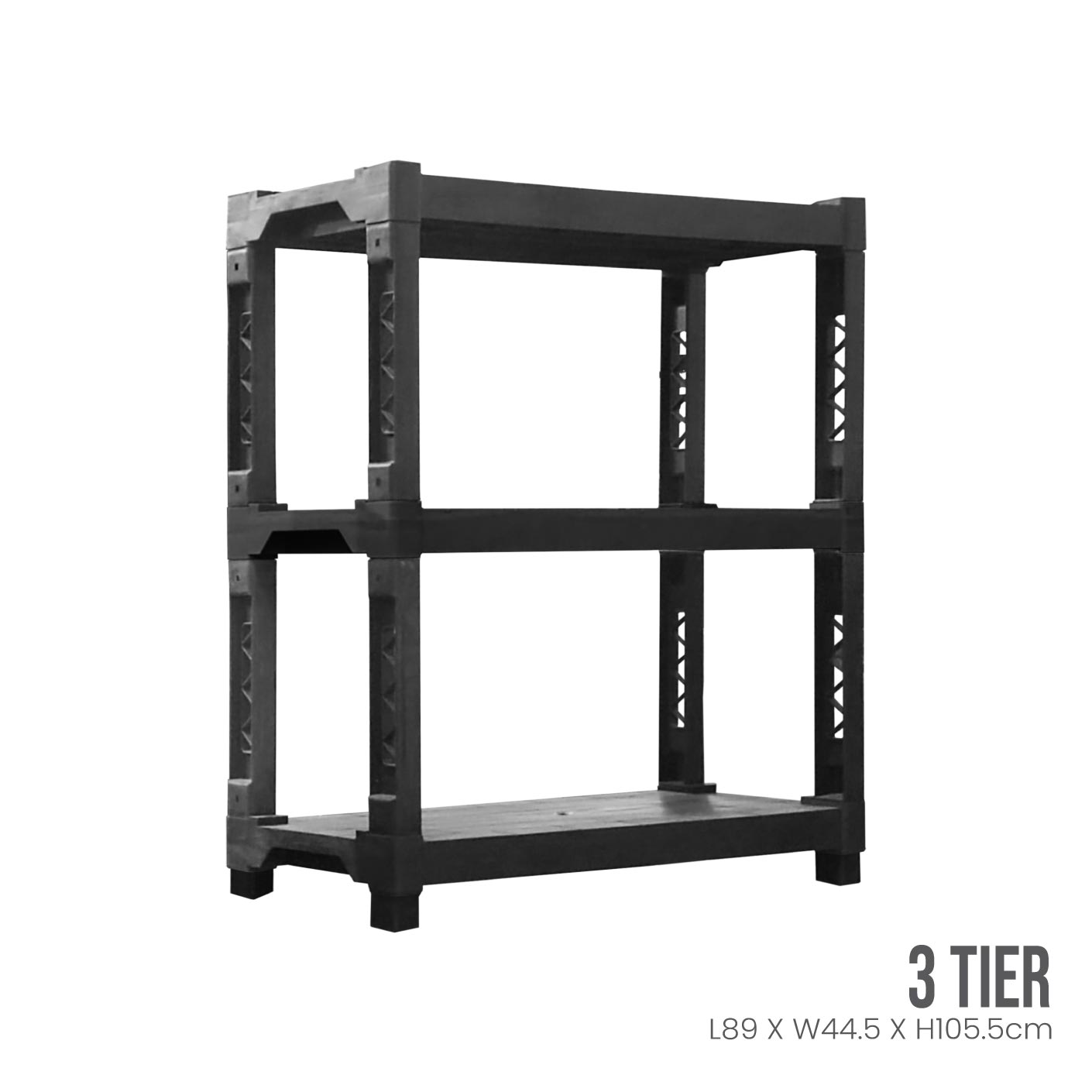TAKUMI 3 TIER DIY STORAGE SHELVING (891-3)