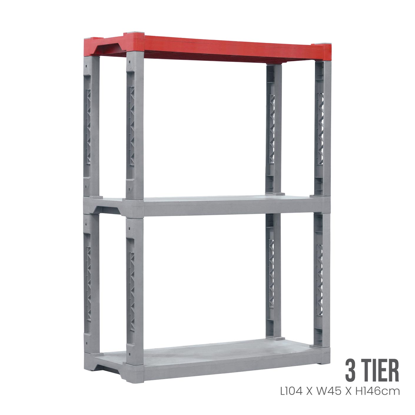 3 TIER SHELVING (HIGH) (893-3H)