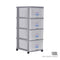 4 TIER MENTON DRAWER W/WHLS (903-4)