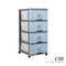 4 TIER CABINET W/WHL (904-4)