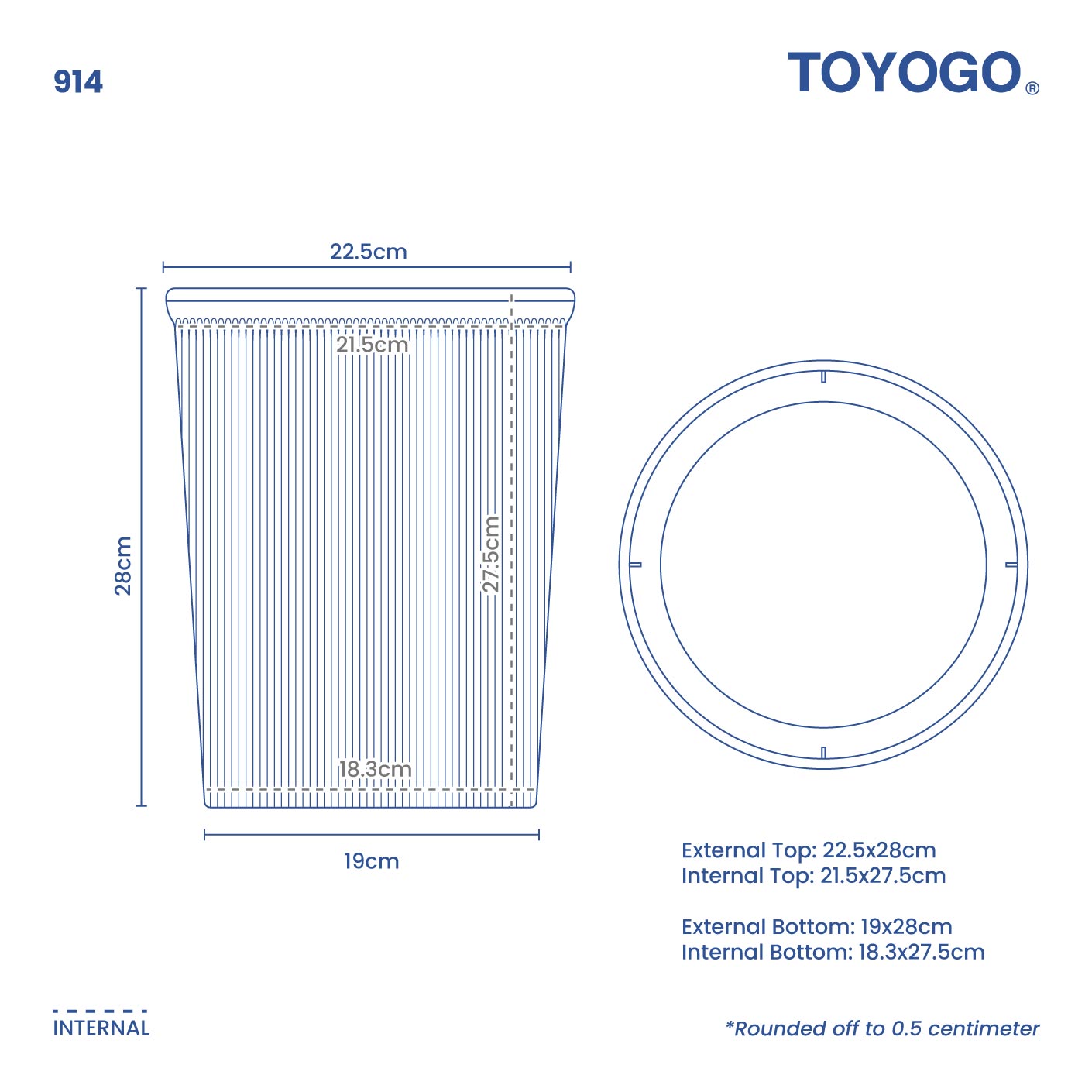CLEAN BIN (M) (914) | TOYOGO Singapore – TOYOGO - CHUAN HENG