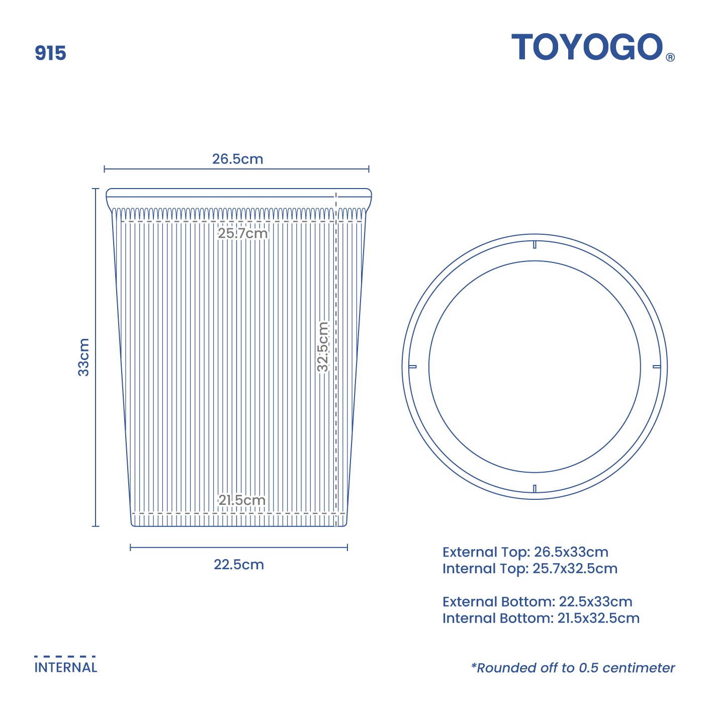 KAMI CLEAN BIN - L (915)