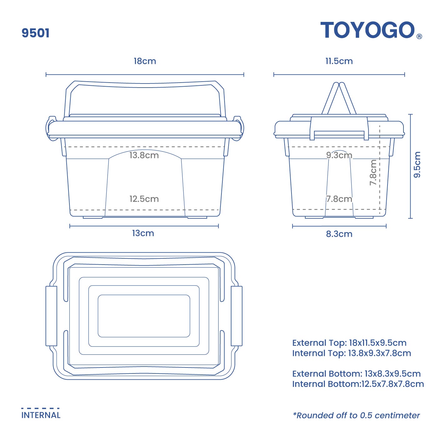 HAKO HANDY BOX - No7 (9501)