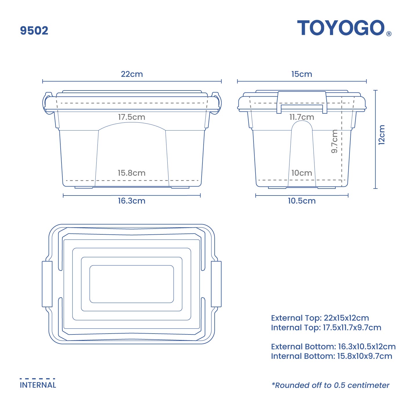 HAKO HANDY BOX - No6 (9502)