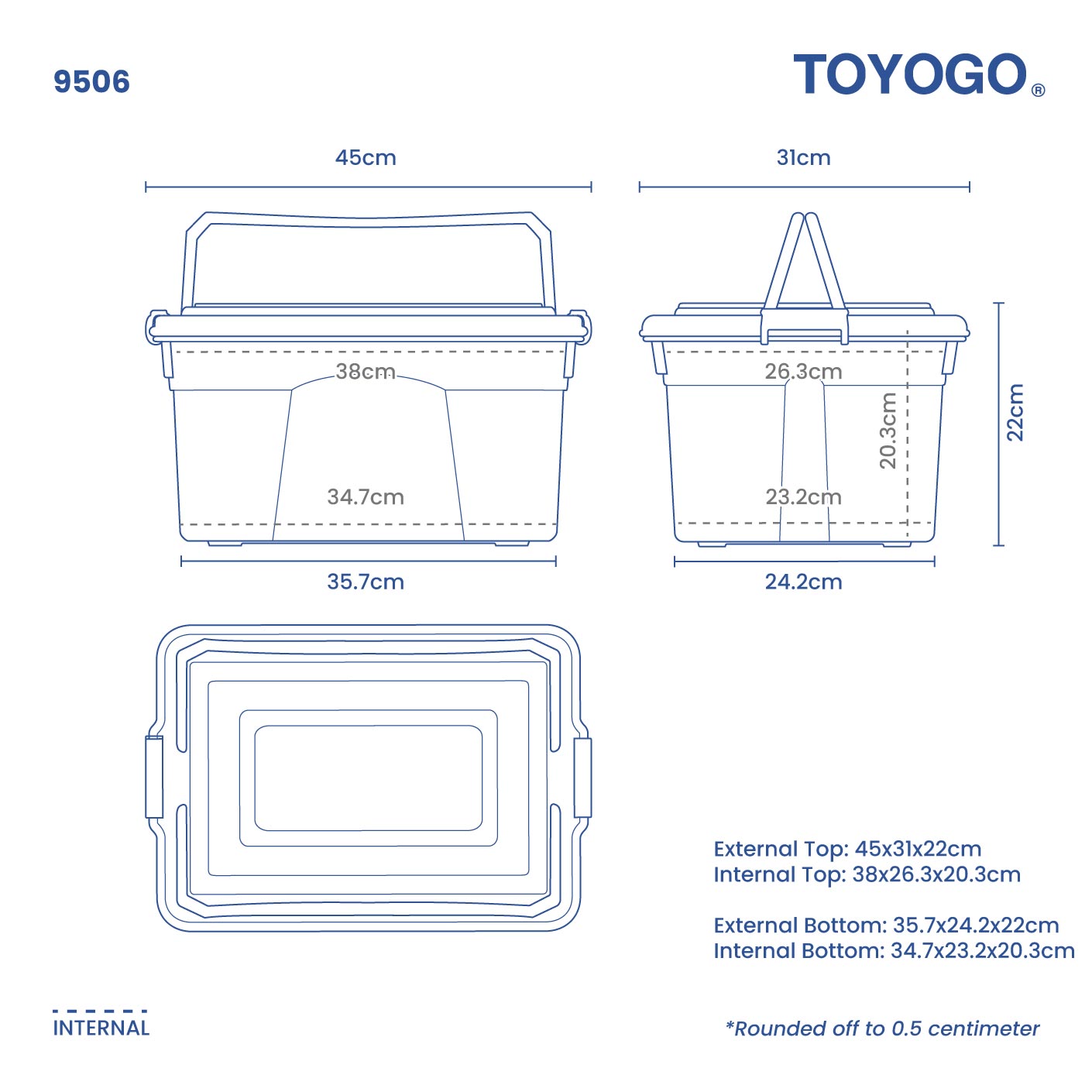 HAKO HANDY BOX - No2 (9506)