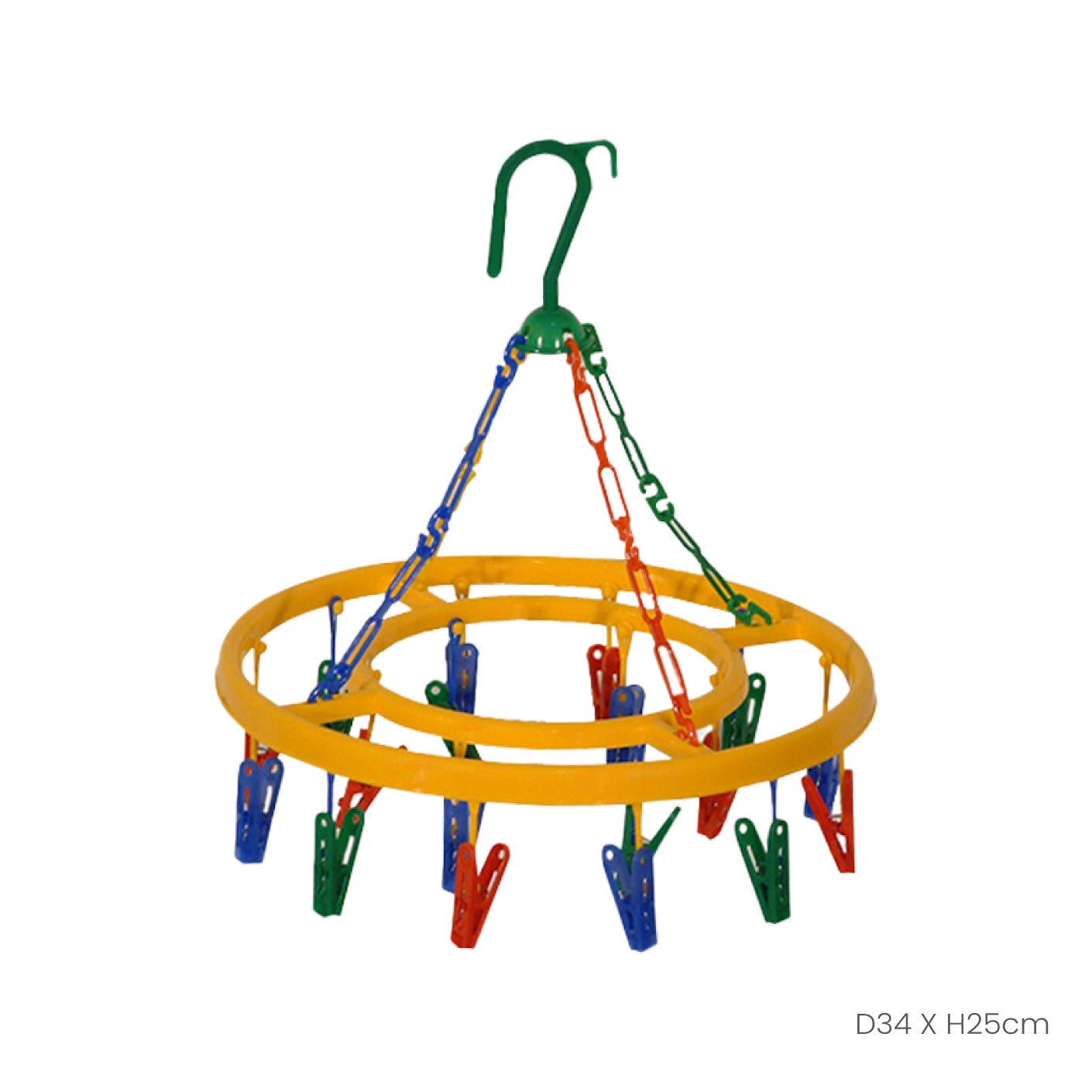 KAKE HANG DRYER - 18 CLOTHE PEG (9618)