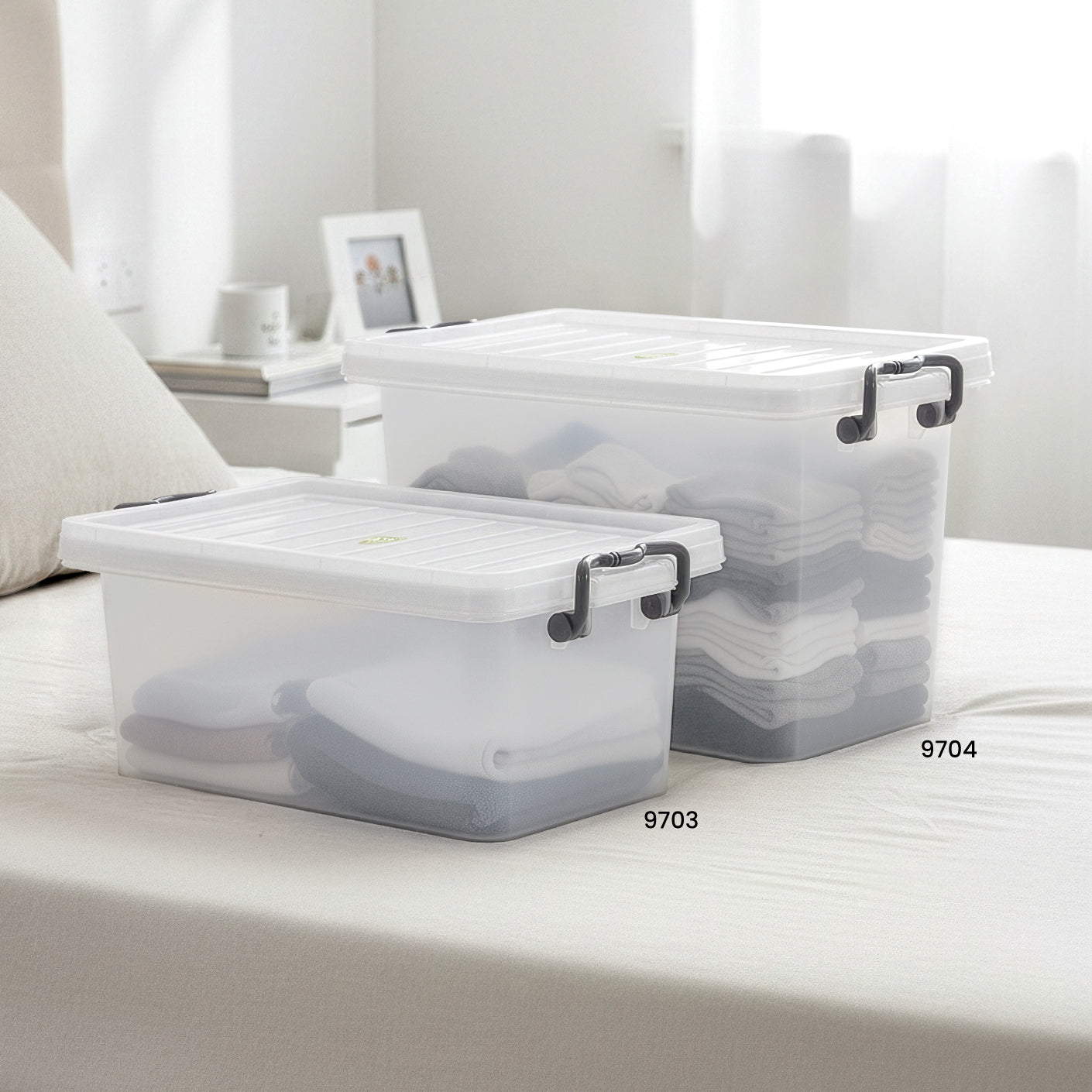 FANCY STORAGE CLIP BOX - No1 LB (9703)