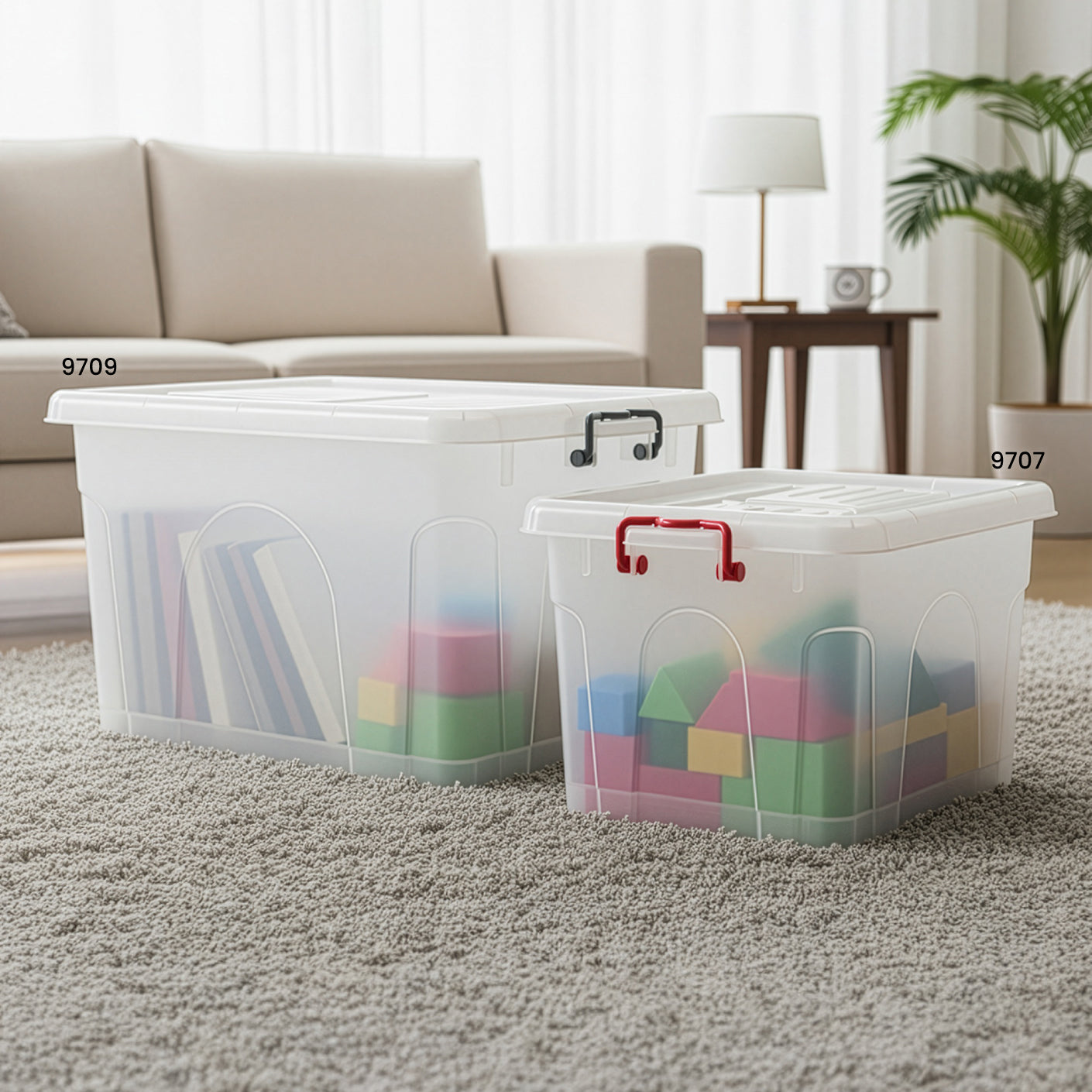 SHUNO STORAGE BOX W WHL - S4 (9709)
