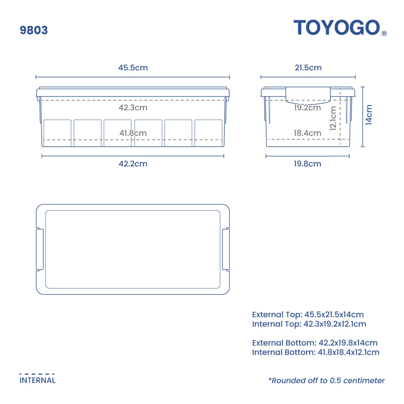 COMIC COMPARTMENT BOX (9803)