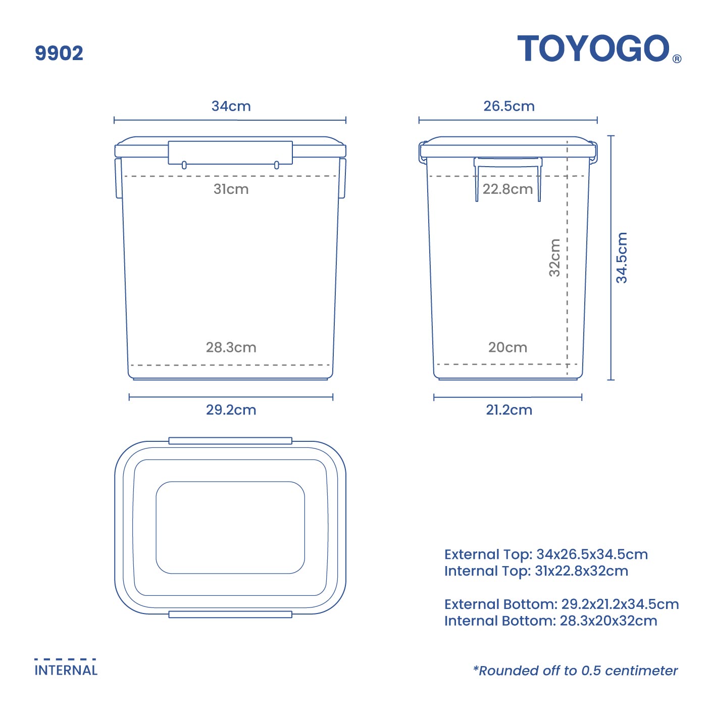 CODY RICE BOX (L) (9902)