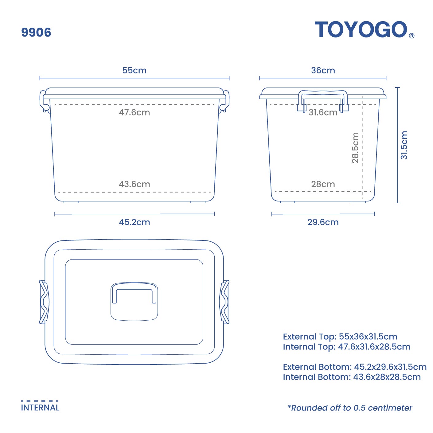 DISPENSA HANDY STORAGE BOX - XL (9906)