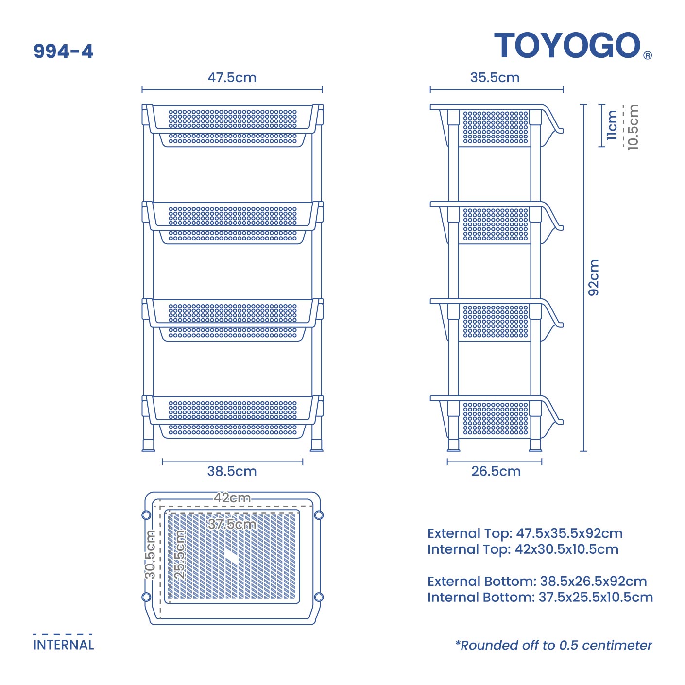 4 TIER DOC RACK (994-4) | TOYOGO Singapore – TOYOGO - CHUAN HENG