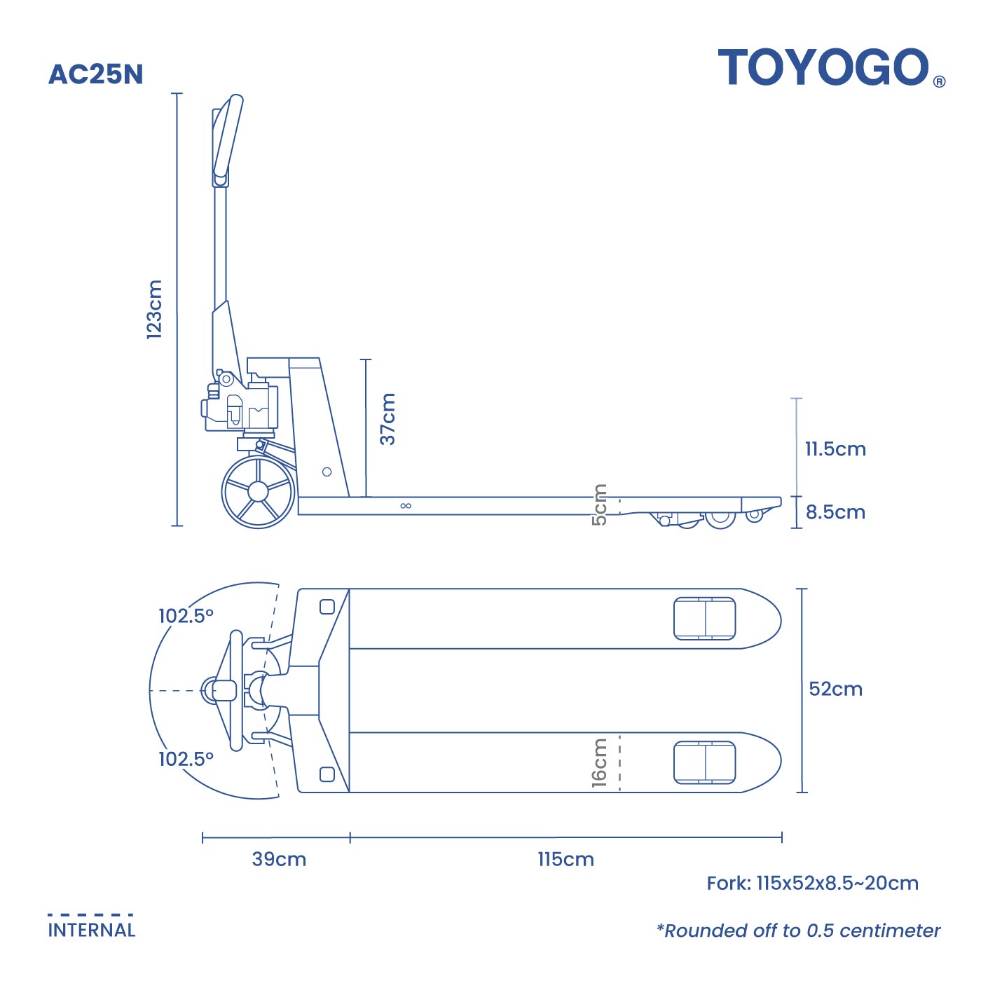 GEOLIFT PALLET TRUCK (AC25N)