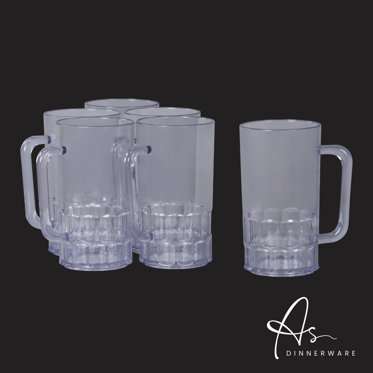 REN CRYSTAL 6S CUP W HANDLET (AS9318-6)