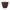 FLOWER POT PLAIN/RD (GP-3007)