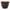 FLOWER POT PLAIN/RD (GP-3009)