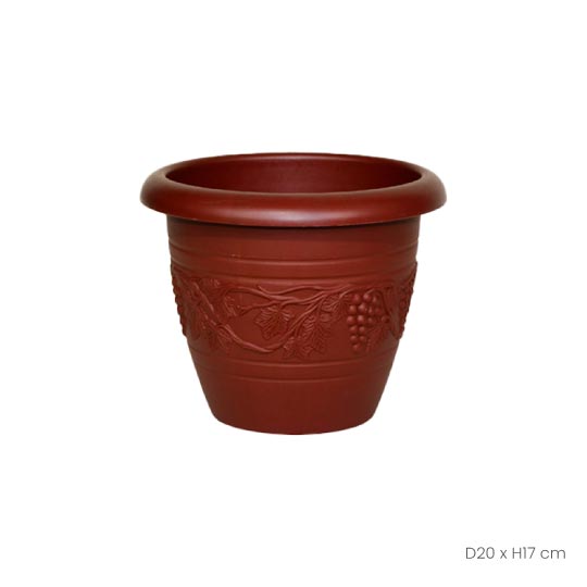 GRAPE RD GARDEN POT - NO.1 (GP3501)