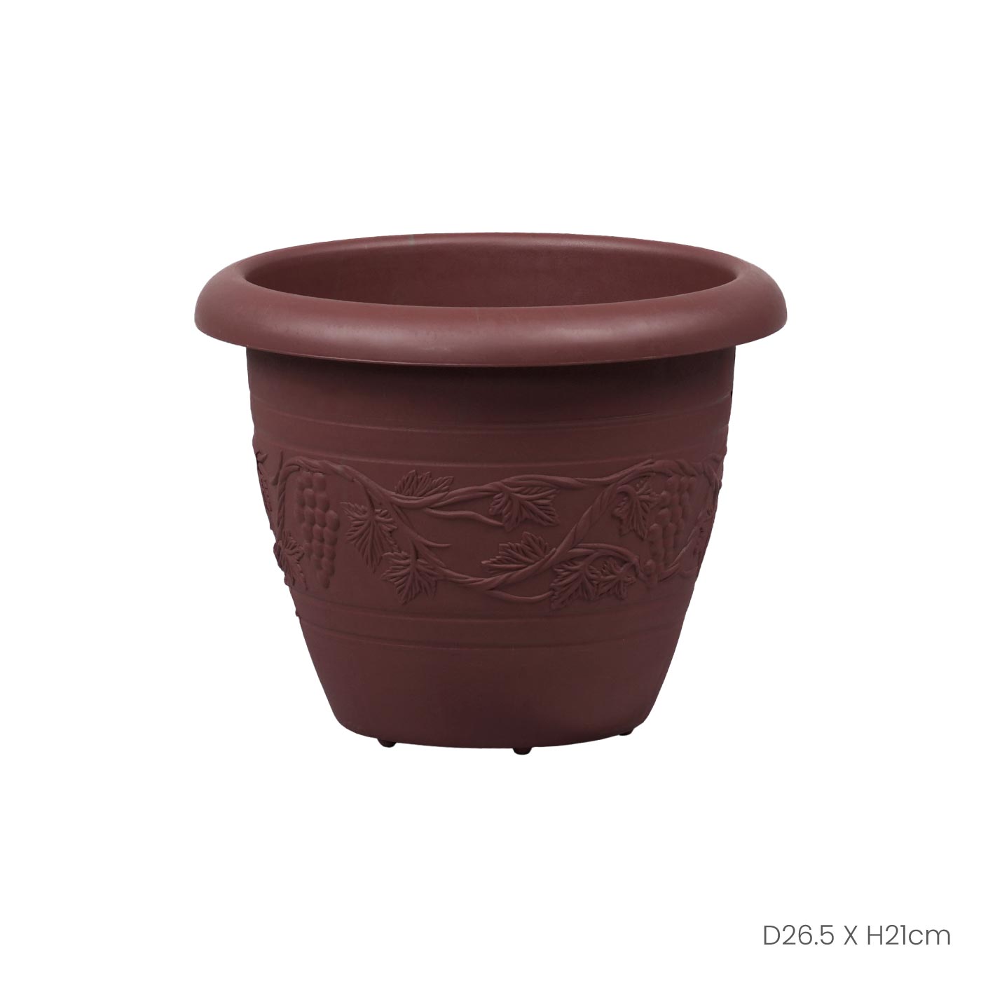 GRAPE RD GARDEN POT - NO.2 (GP3502)