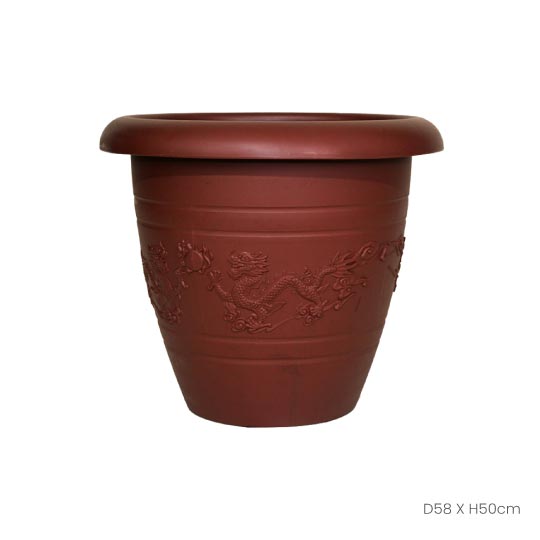 DRAGON GARDEN POT - NO.7 (GP3509)