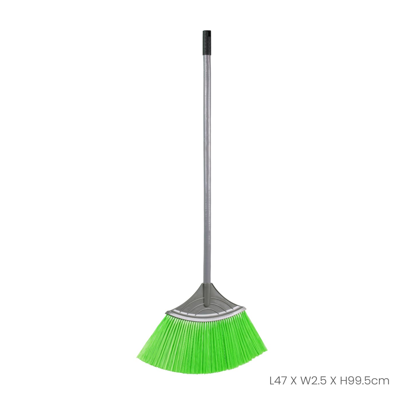 SET NYLON SOFT BROOM W STICK 45 15CM (HFH1221PG)