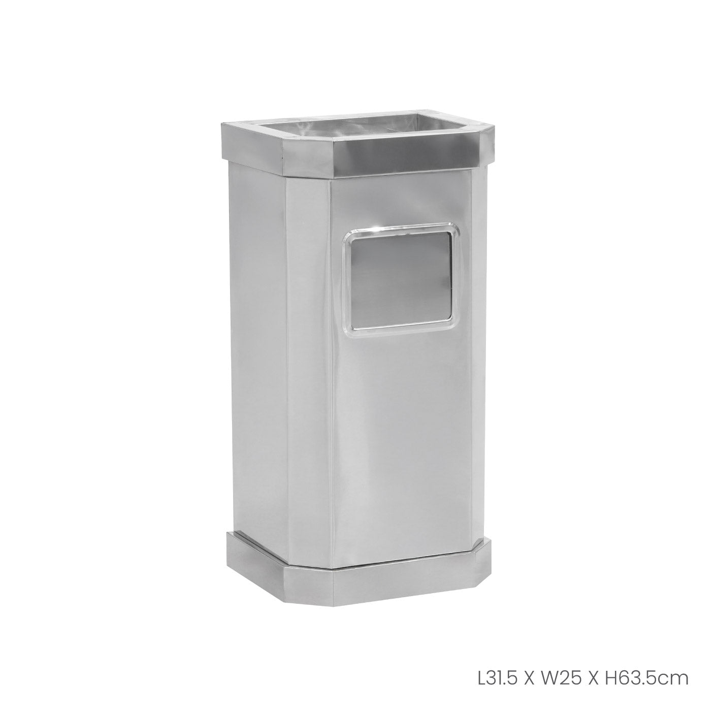 DUSTBIN SS PUSH W INNER (HFH1329)