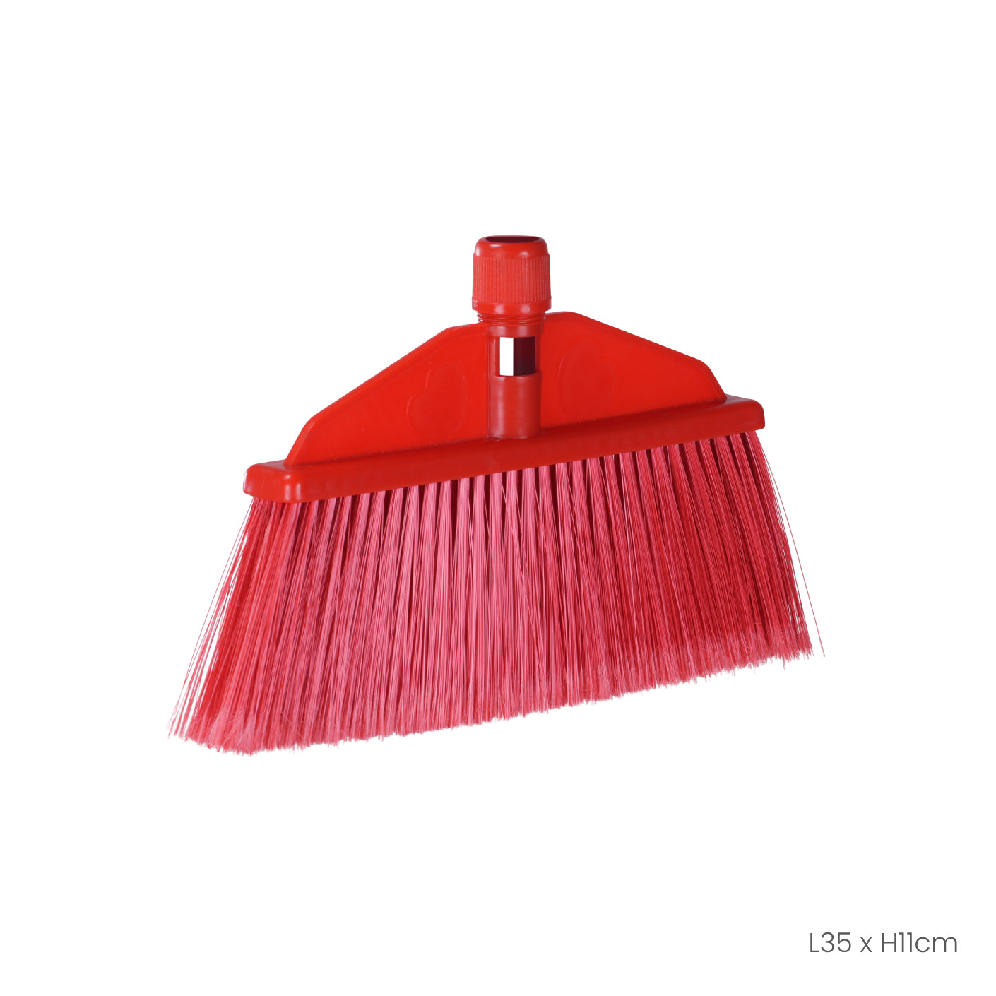 PLASTIC BROOM HEAD RED 35X11CM 2WAY (HFH1436H)