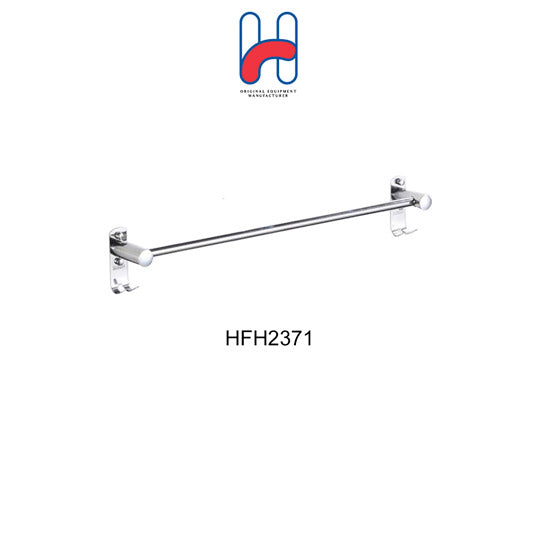 BATH TOWEL RACK 60CM 1 BAR PUNCH FREE (HFH2371)