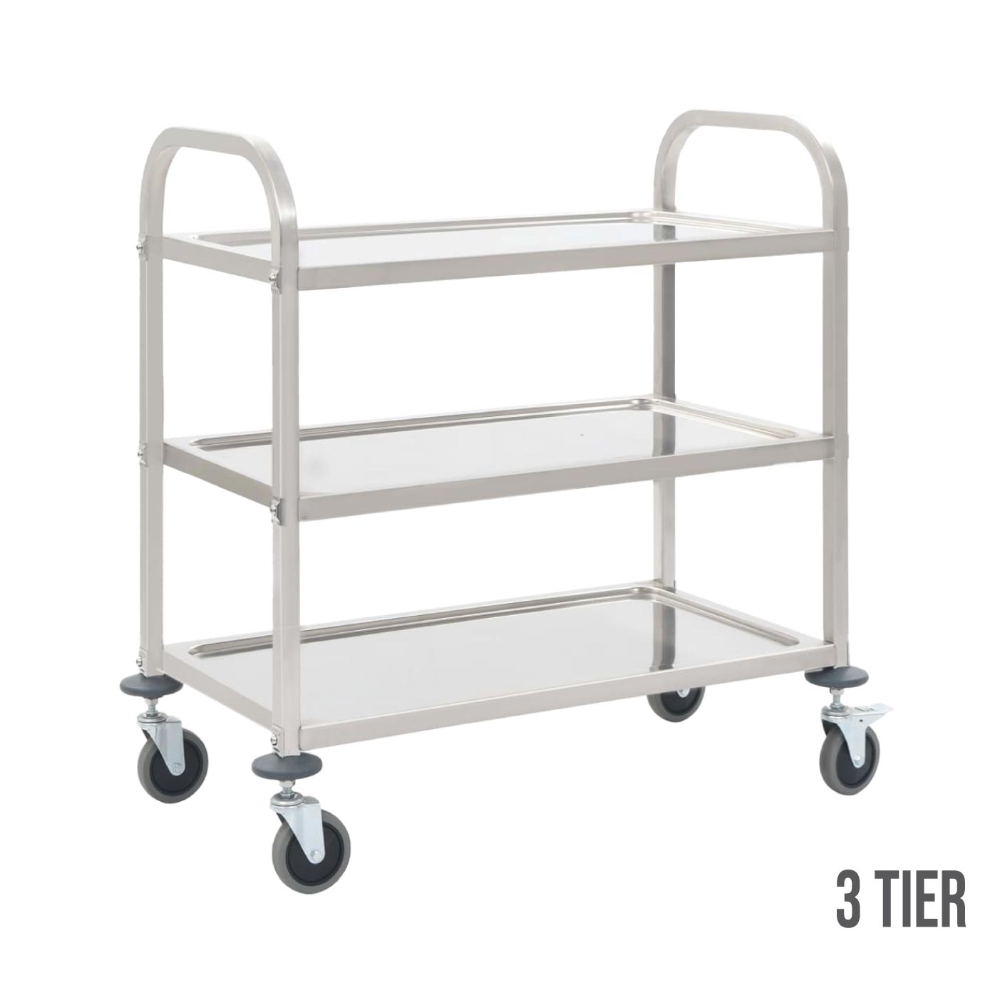 N CATERING CART 3 TIER LARGE SS (HFH3070)