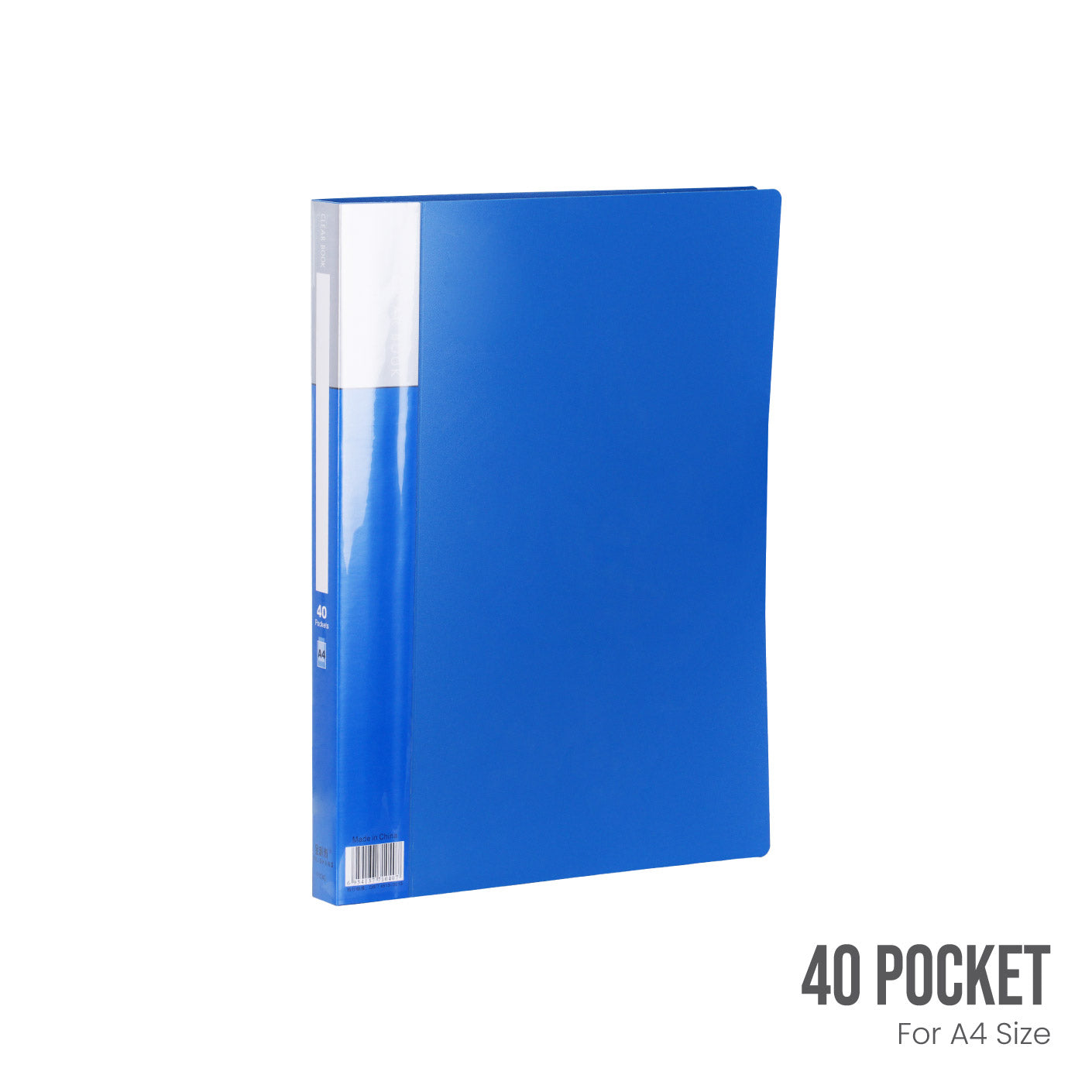 CLEAR FILE 40 POCKET A4 F1040 (HFH4010)