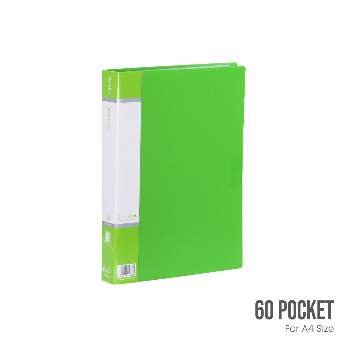 CLEAR BOOK 60POCKET BL60A (HFH4015T)