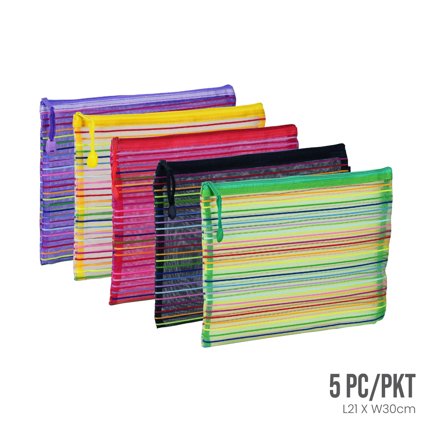 ZIP NETBAG 5PC/PKT B5/CH1055 (HFH4022)