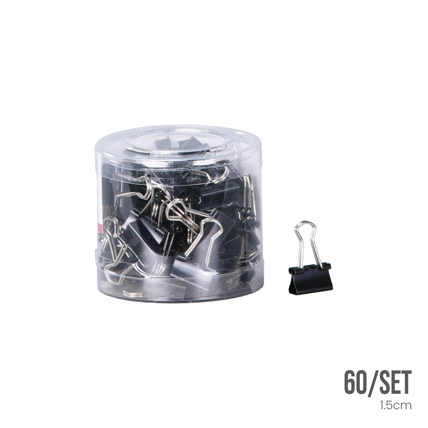 BINDER CLIP 15MM 60S 9815 BK (HFH4055)