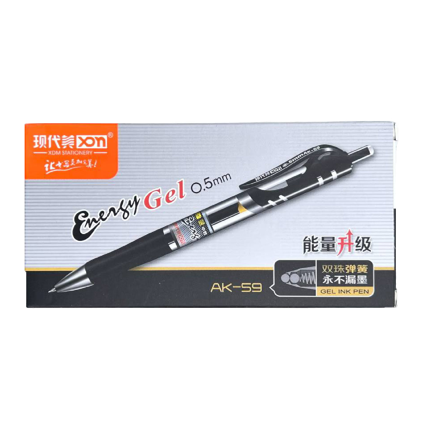 GEL PEN 4S 0.5MM GP-1233 BLACK (HFH4082-4BLK)