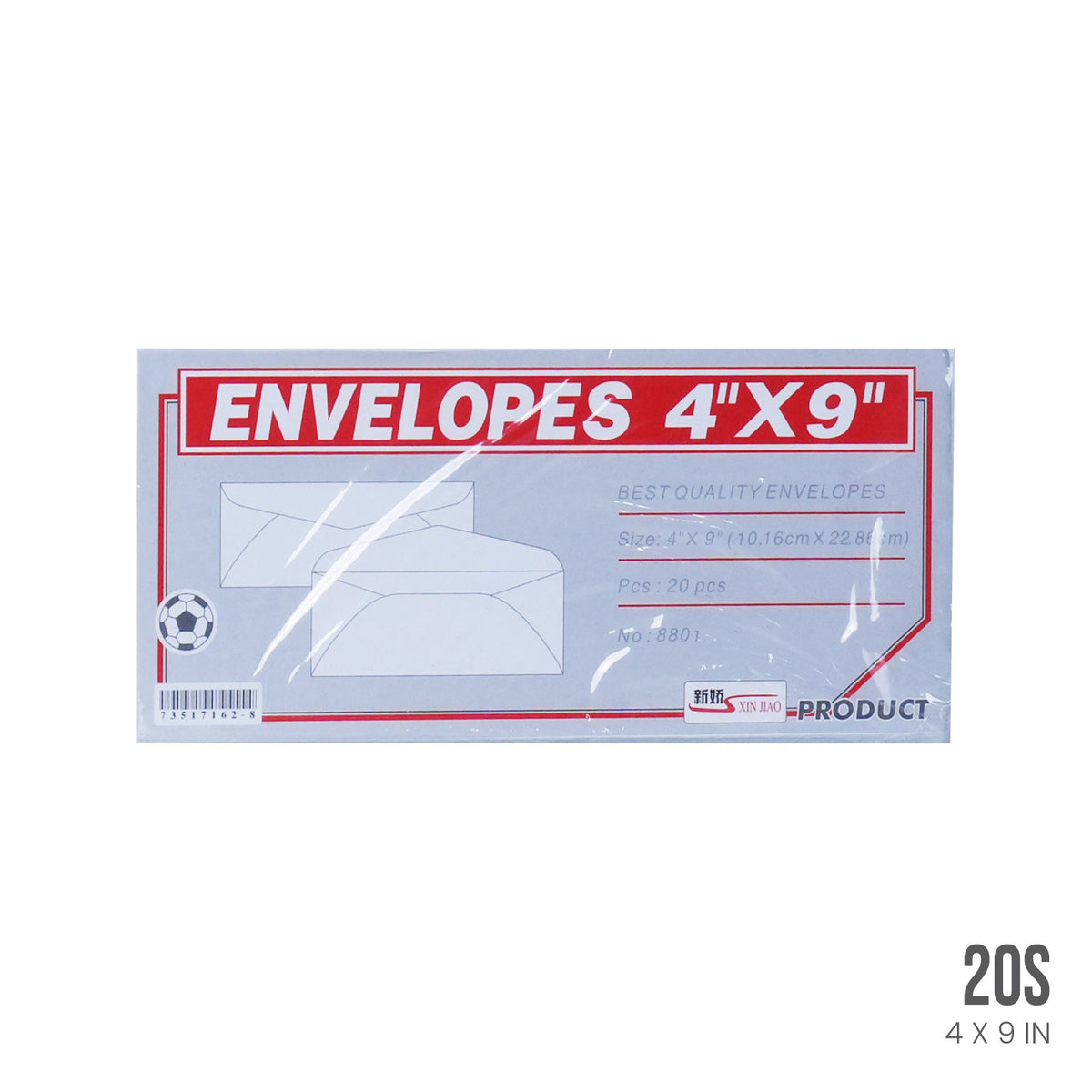 ENVELOPE LANDSCAPE 20S 4INX9IN 8801 (HFH4563)
