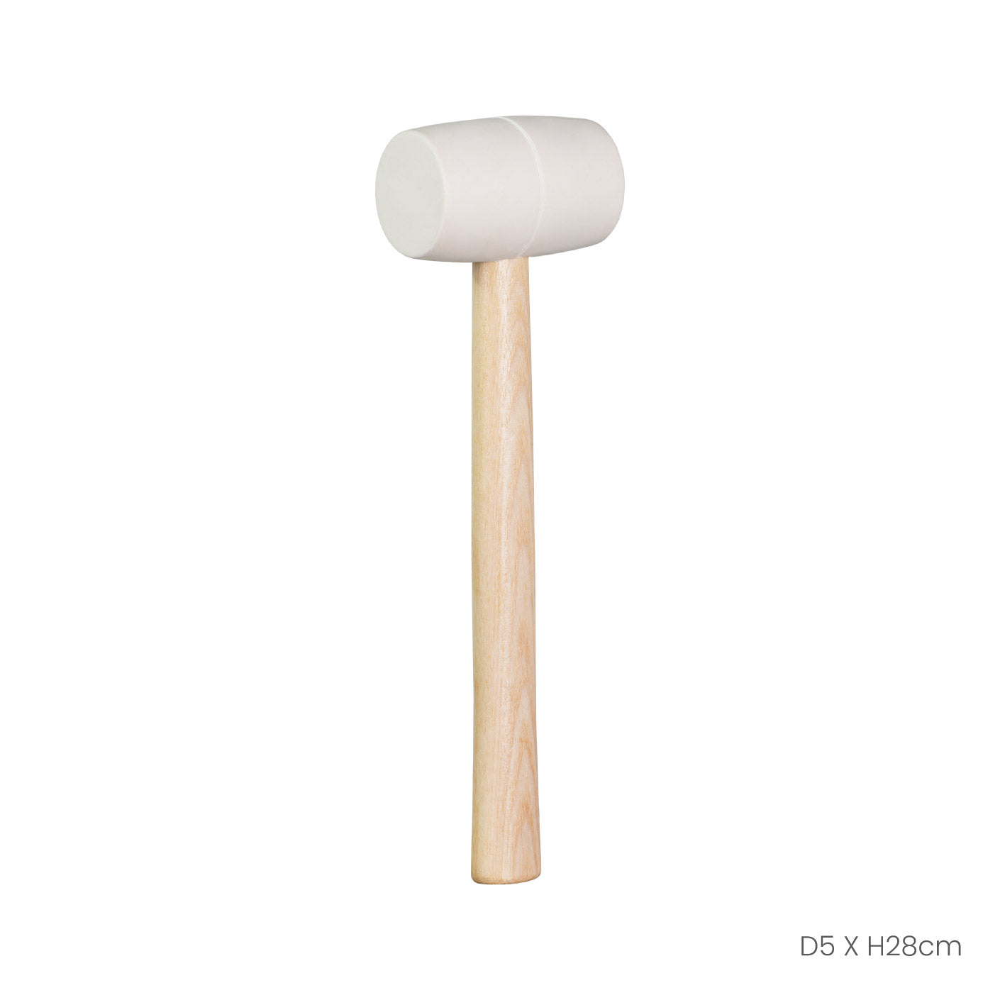 RUBBER MALLET 8OZ WHITE (HFH5152)