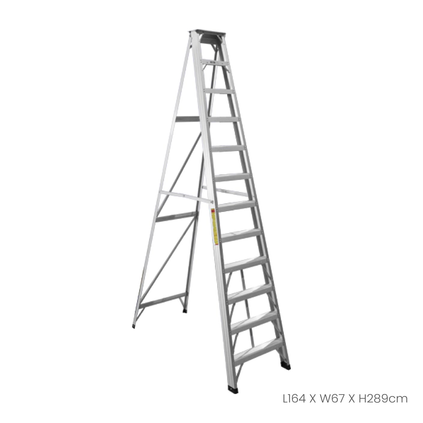 Natural  Buildings「The Ladder」 美麗装丁 12 STEP ALUM LADDER XG-106CA12 (HFH5550) | TOYOGO Singapore