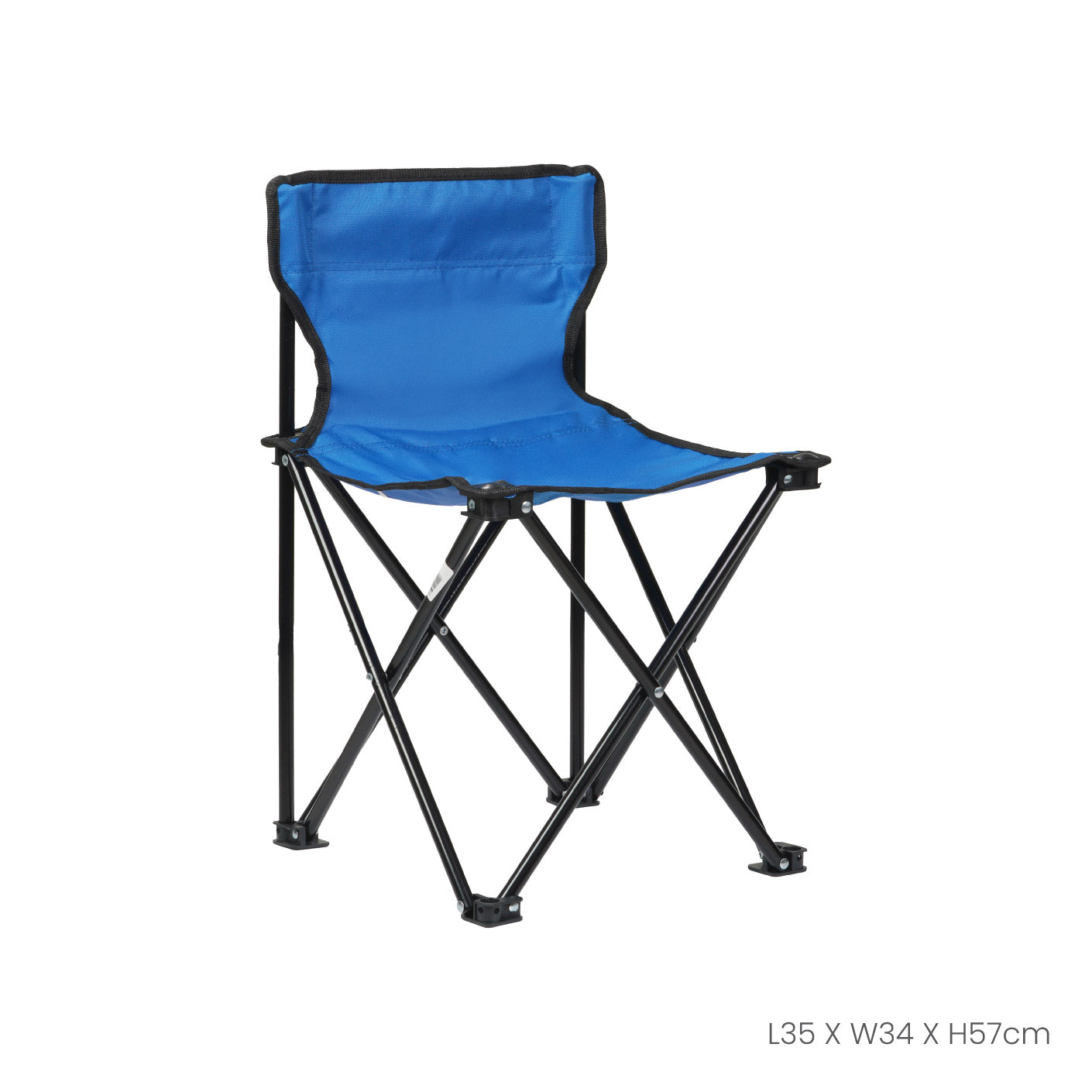 FOLDABLE CHAIR W BACKREST GRN (HFH6596)