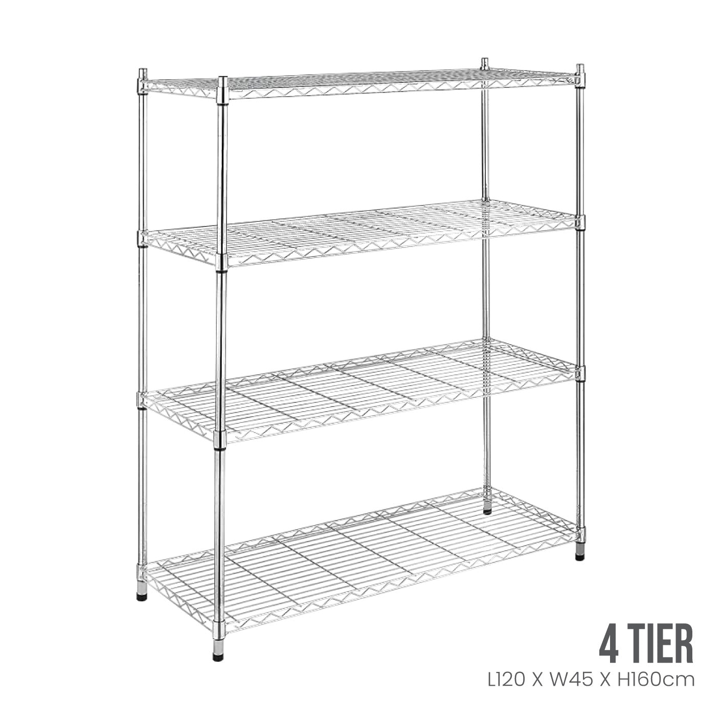 4 TIER DIY IR RACK 120X45X160CM (HFH6723)
